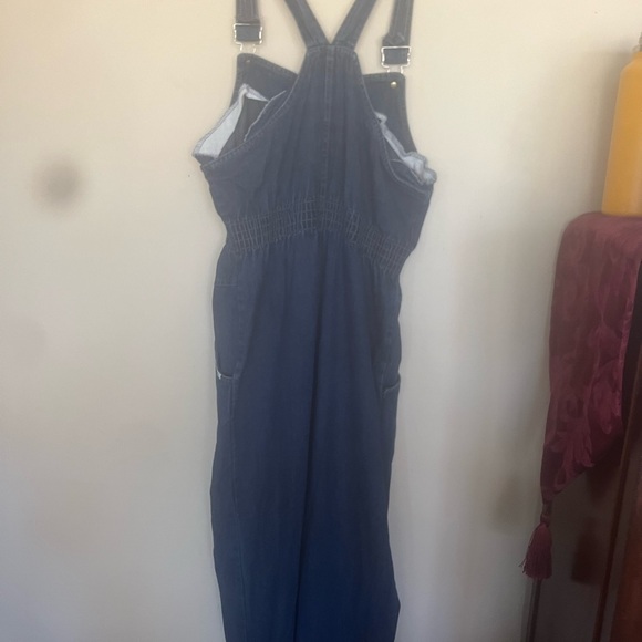 Vintage 80s Dreams denim bib Overalls Size Med so cute! - Picture 2 of 12